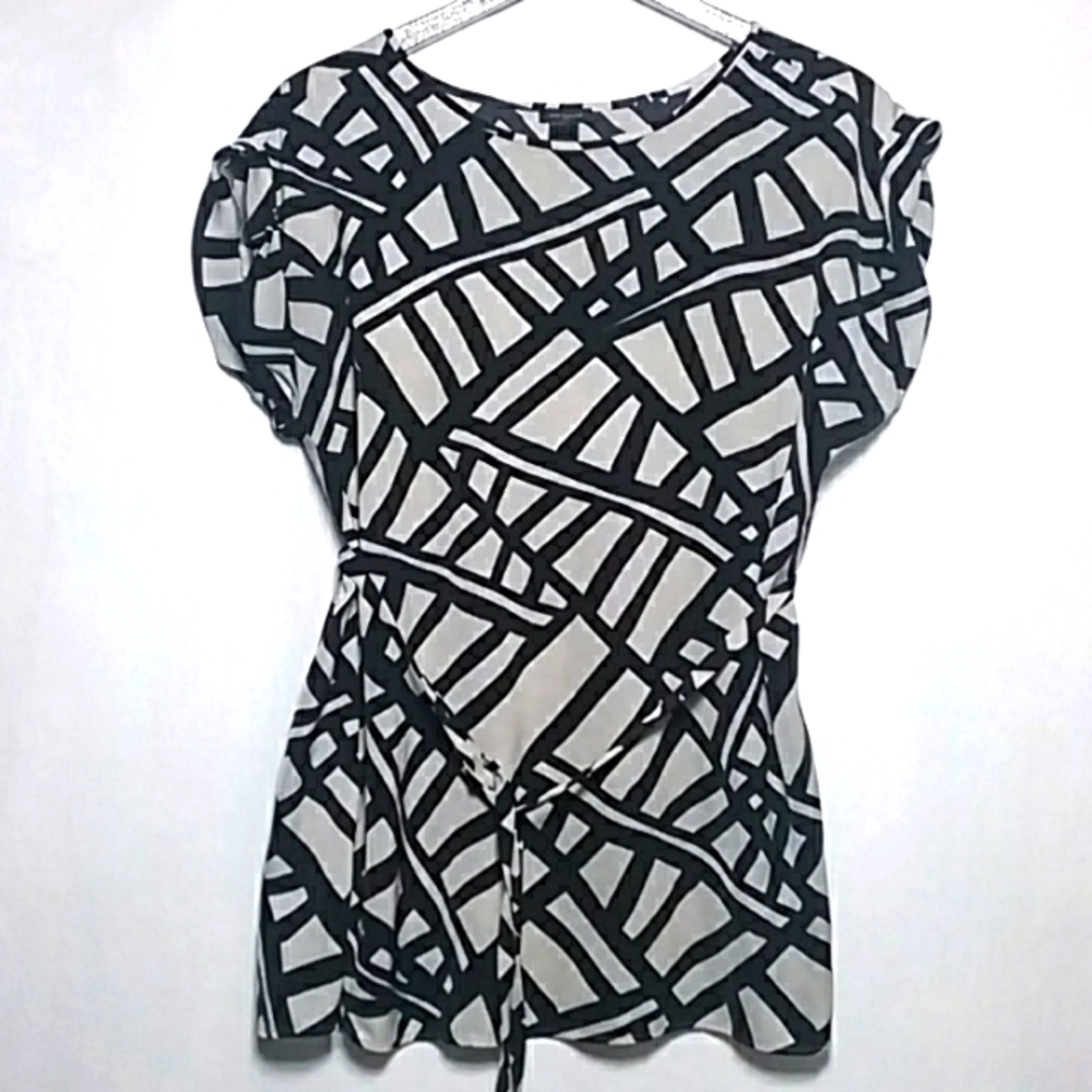 Ann Taylor Women's Tunic Top Size L Short Sleeve